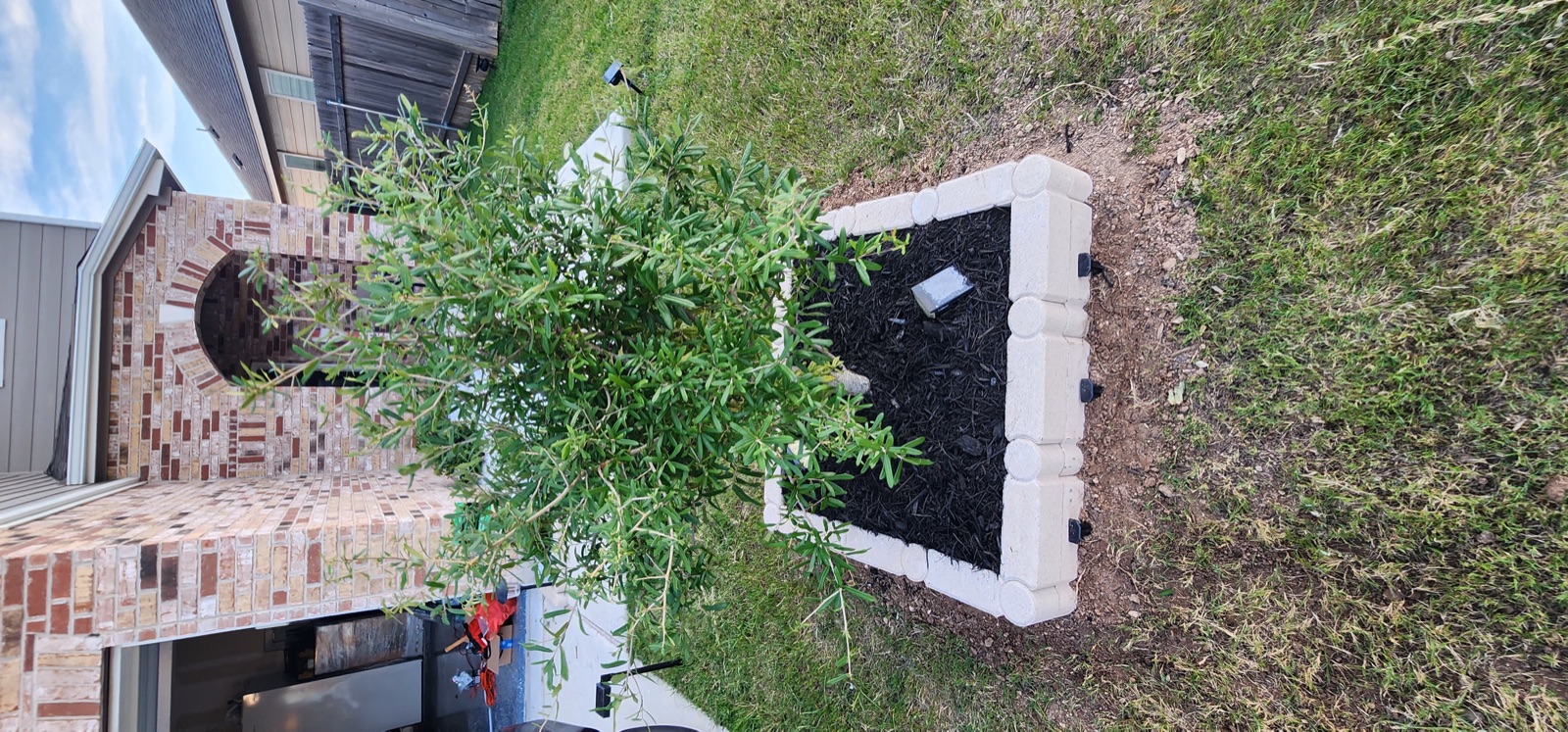 Landscaping installation