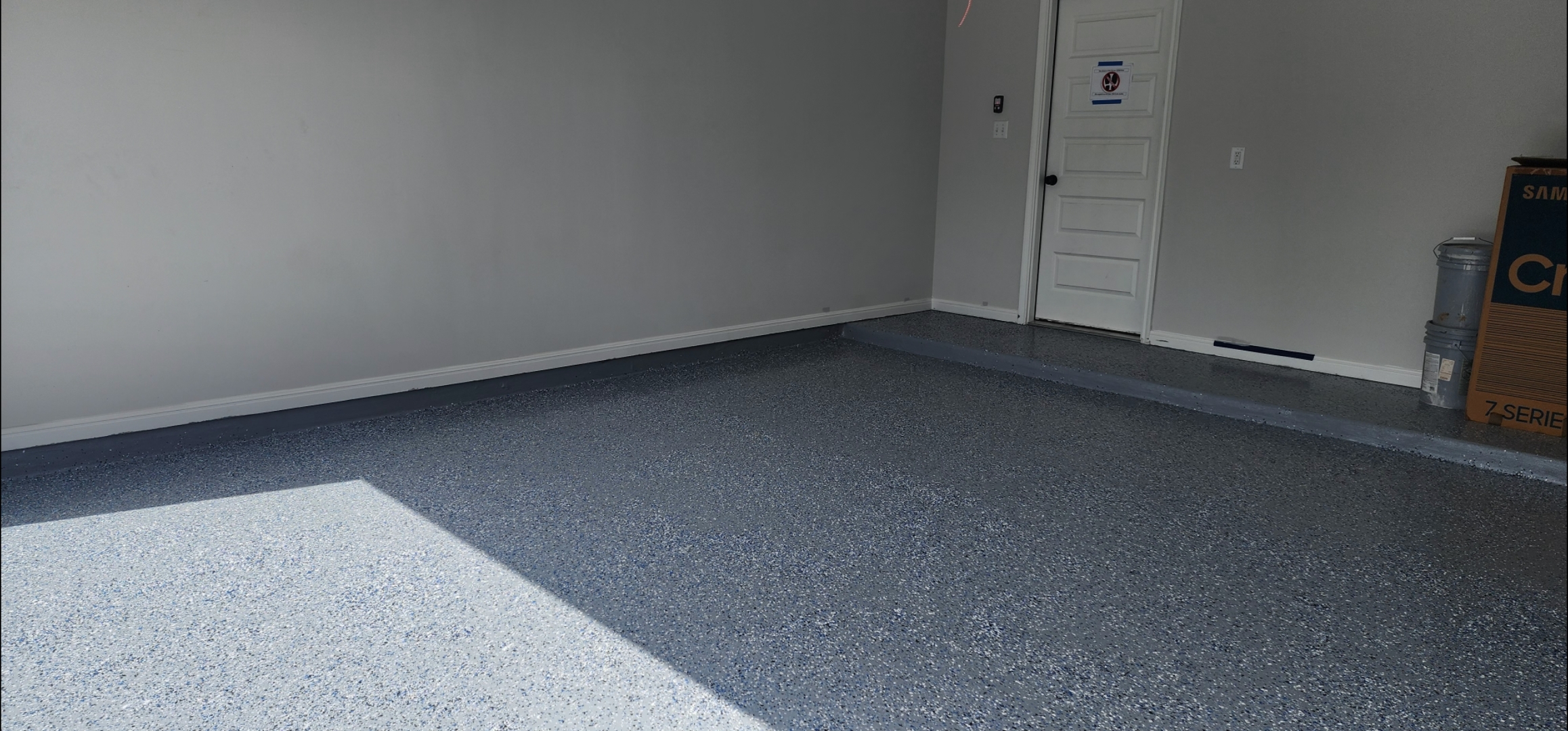 Garage epoxy floor