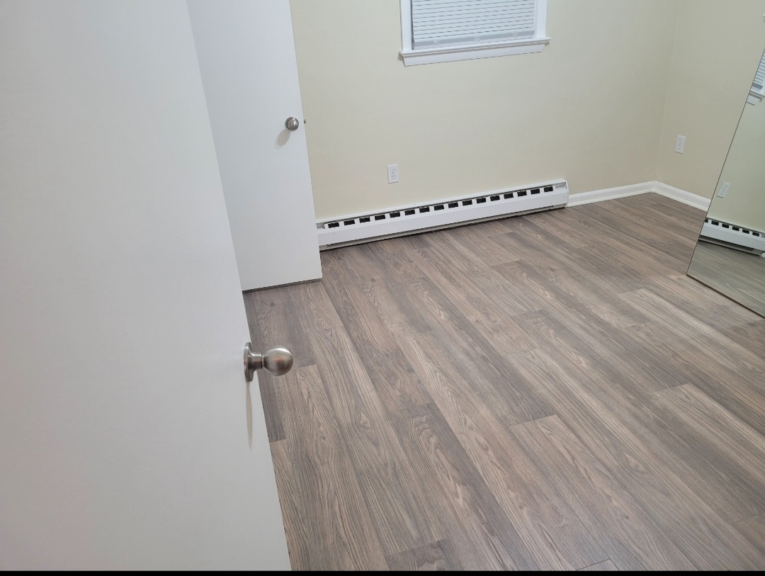Luxury vinyl plank flooring installation